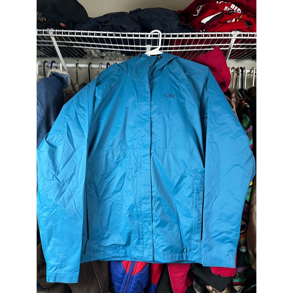 Outdoor research blue windbreaker